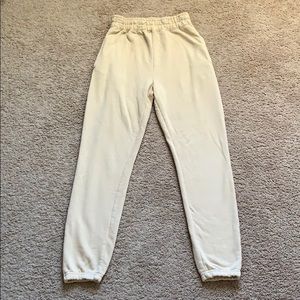 Ultra high waist nude joggers